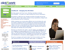 Tablet Screenshot of clicknwork.com
